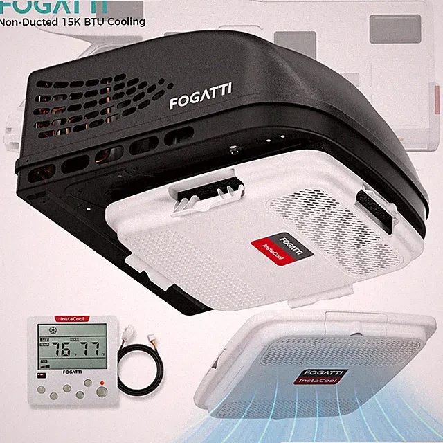 15000 BTU Cooling RV Air Conditioner Non-Ducted Rooftop AC Unit for RV 110-120V