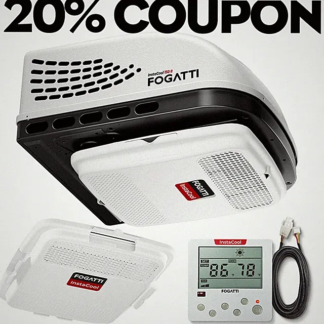【20% OFF】Non-Ducted RV Air Conditioner 16000 BTU Quiet Rooftop AC for Camper