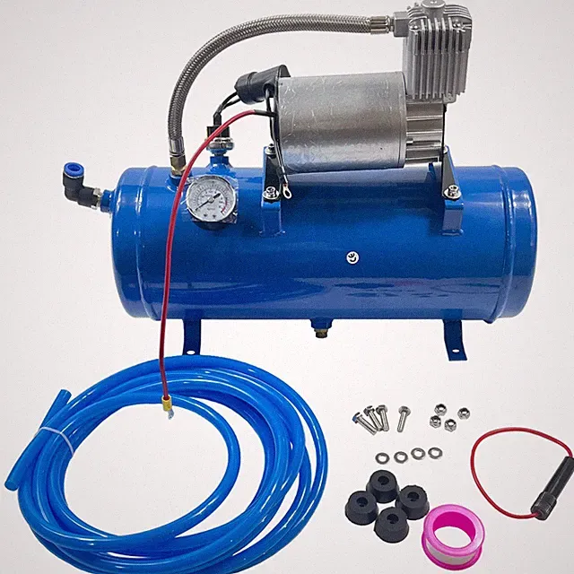 Air Compressor With 6 Liter Tank 150psi DC 12V For Train Horns Truck RV Pickup