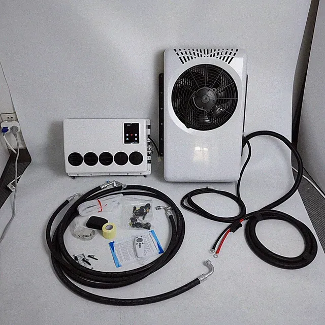 Air Conditioner Mini Split A/C For Semi Trucks Bus RV Caravan Vans 12000 BTU 12V