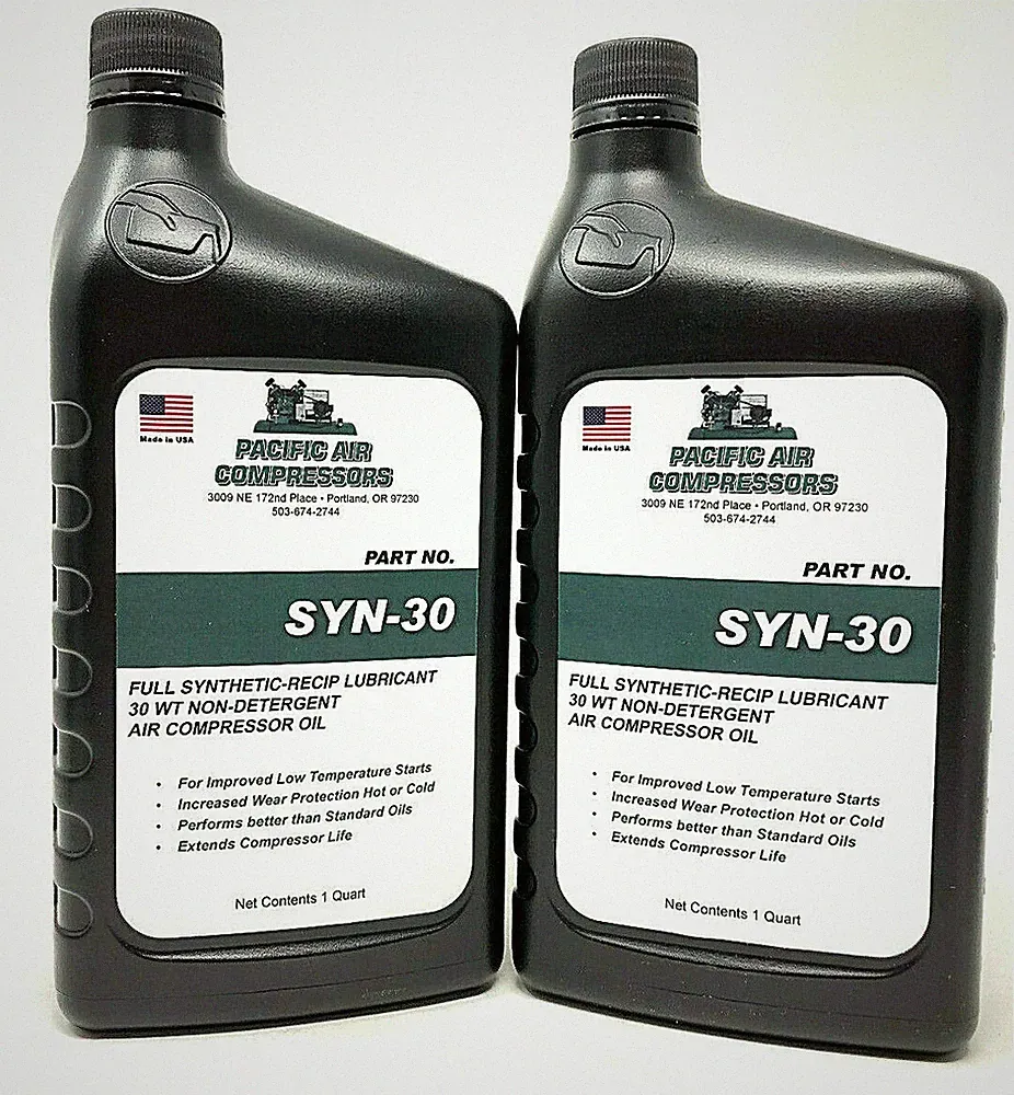 Champion R15 , RV15 Air Compressor Oil Lubricant Synthetic Oil Two Quarts