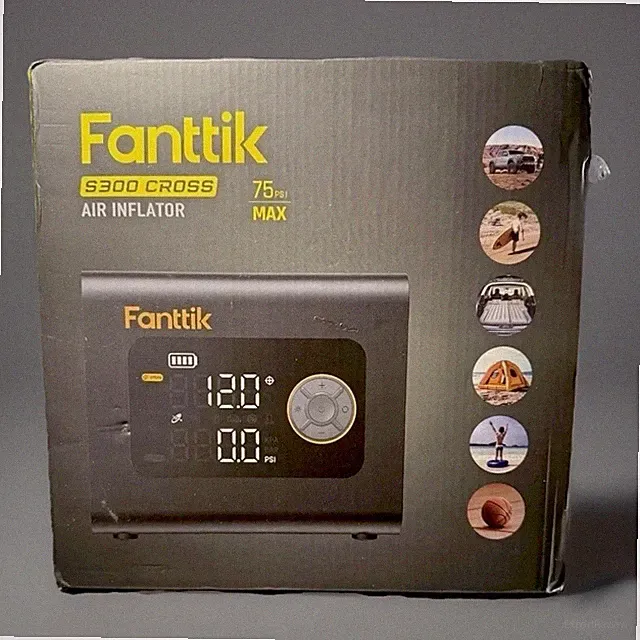 Fanttik S300 Cross Portable Tire Inflator 2x Faster Truck & RV - 75 Psi Max