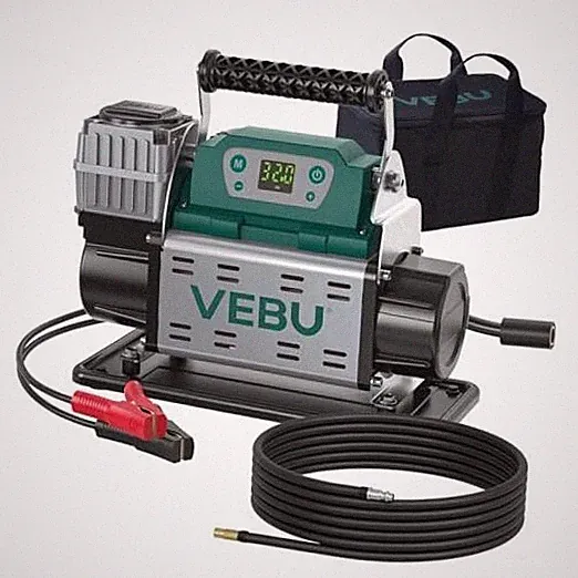 ‌RV Air Compressor 12V Tire Inflator, 150PSI Single Cylinder + Digital Display