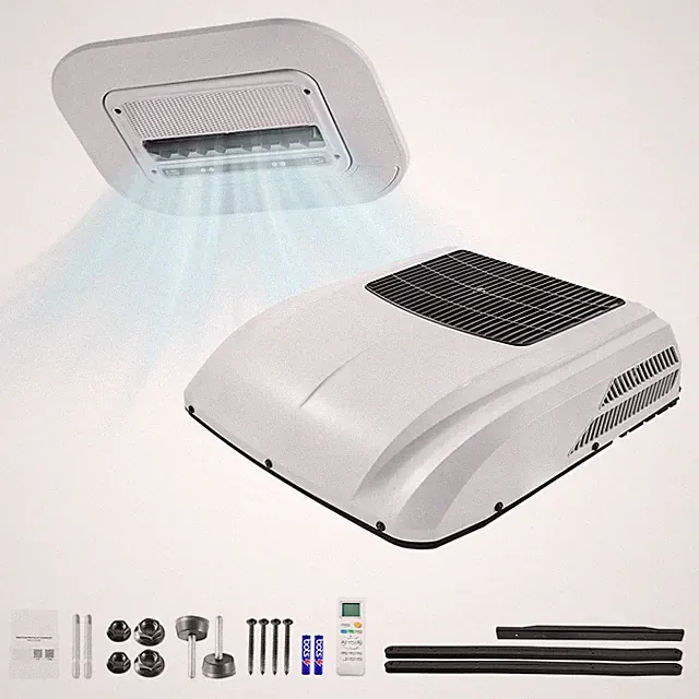 Uimoso 12V Rooftop Air Conditioner 10000 BTU Cooling/Heating for Trucks and RVs