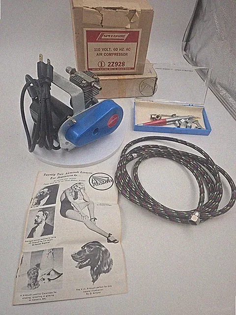 Vintage Speedaire AC Air Compressor Pump 110 Volt 60 HZ #2Z928 DAYTON